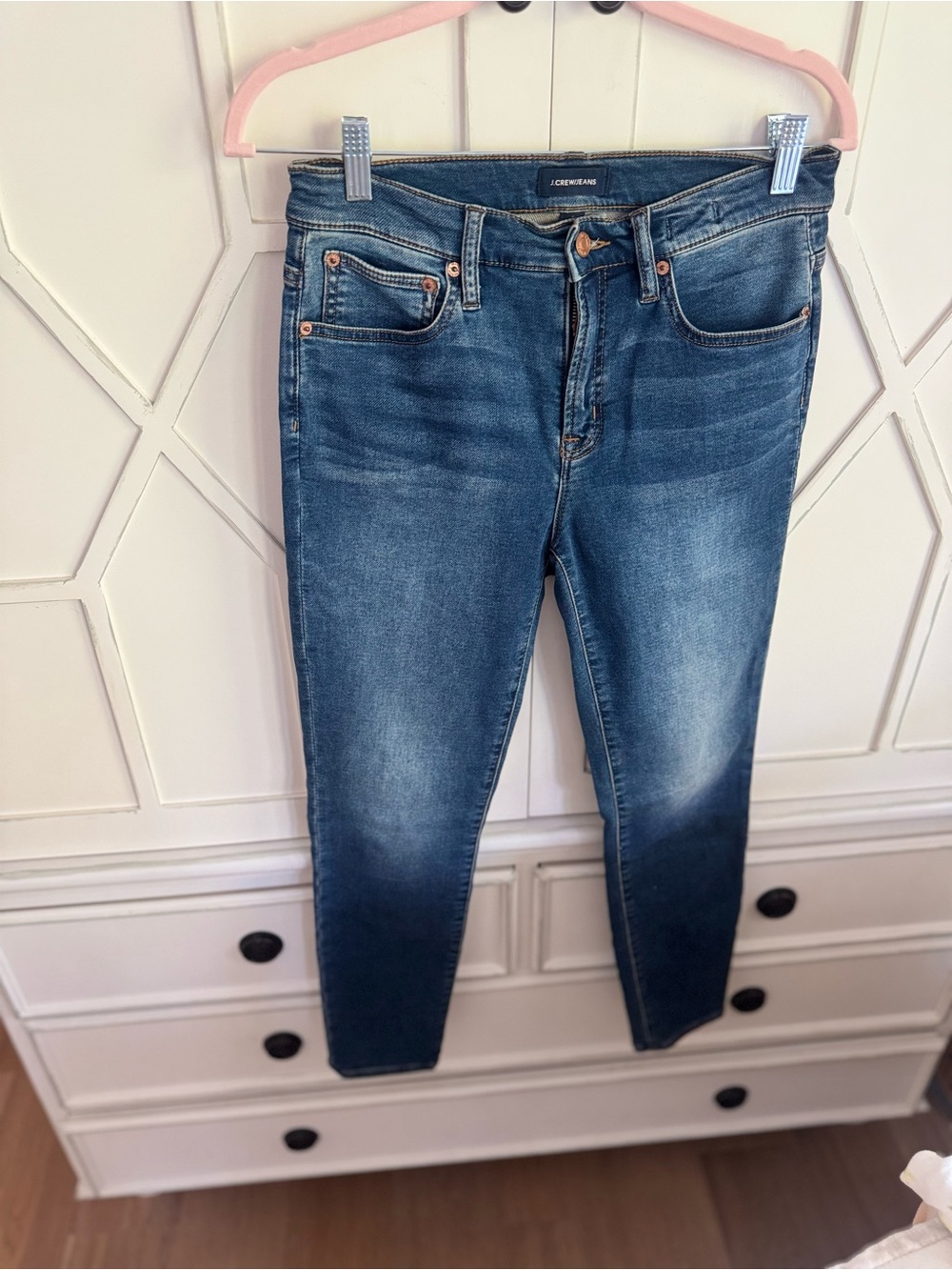 J. Crew Women's Indigo 9” High-Rise Toothpick  Jeans